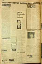 Página do jornal Correio do Ceará de outubro de 1962
