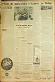 Página do jornal Correio do Ceará de outubro de 1962