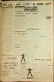 Página do jornal Correio do Ceará de outubro de 1962