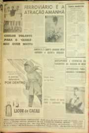 Página do jornal Correio do Ceará de outubro de 1962