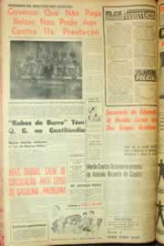 Página do jornal Correio do Ceará de novembro de 1962