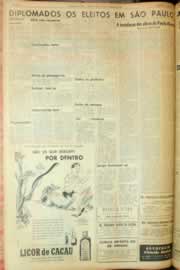 Página do jornal Correio do Ceará de novembro de 1962