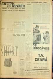 Página do jornal Correio do Ceará de dezembro de 1962