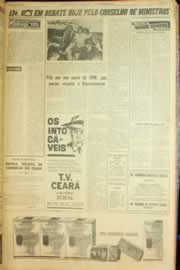 Página do jornal Correio do Ceará de dezembro de 1962