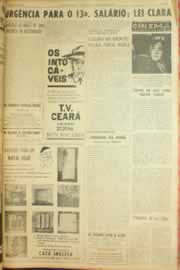 Página do jornal Correio do Ceará de dezembro de 1962