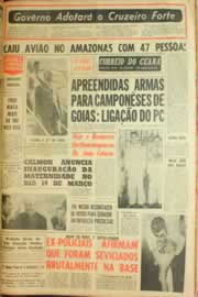 Página do jornal Correio do Ceará de dezembro de 1962