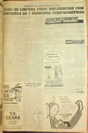 Página do jornal Correio do Ceará de dezembro de 1962