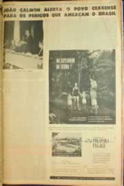 Página do jornal Correio do Ceará de dezembro de 1962