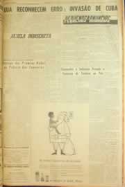 Página do jornal Correio do Ceará de dezembro de 1962