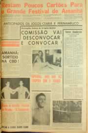 Página do jornal Correio do Ceará de dezembro de 1962