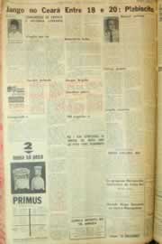 Página do jornal Correio do Ceará de dezembro de 1962