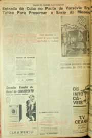 Página do jornal Correio do Ceará de dezembro de 1962
