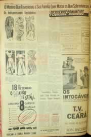Página do jornal Correio do Ceará de dezembro de 1962