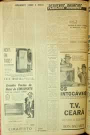 Página do jornal Correio do Ceará de dezembro de 1962