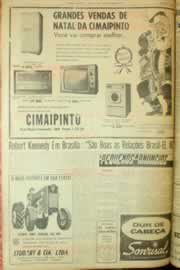 Página do jornal Correio do Ceará de dezembro de 1962