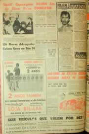 Página do jornal Correio do Ceará de dezembro de 1962