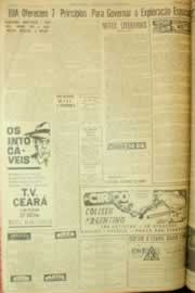 Página do jornal Correio do Ceará de dezembro de 1962