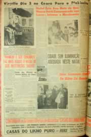 Página do jornal Correio do Ceará de dezembro de 1962