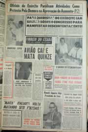 Página do jornal Correio do Ceará de julho de 1963