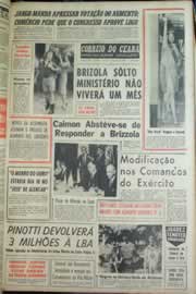 Página do jornal Correio do Ceará de julho de 1963