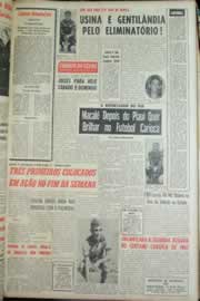 Página do jornal Correio do Ceará de julho de 1963