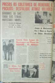 Página do jornal Correio do Ceará de julho de 1963