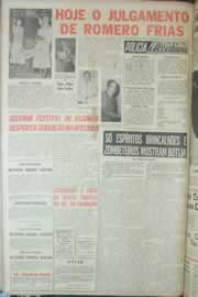 Página do jornal Correio do Ceará de julho de 1963