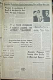 Página do jornal Correio do Ceará de julho de 1963
