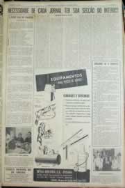 Página do jornal Correio do Ceará de julho de 1963