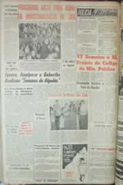 Página do jornal Correio do Ceará de julho de 1963