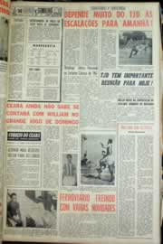 Página do jornal Correio do Ceará de julho de 1963