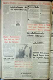 Página do jornal Correio do Ceará de julho de 1963