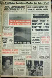 Página do jornal Correio do Ceará de julho de 1963