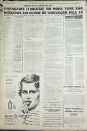 Página do jornal Correio do Ceará de julho de 1963