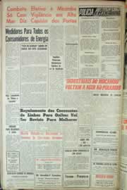Página do jornal Correio do Ceará de julho de 1963