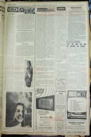 Página do jornal Correio do Ceará de julho de 1963