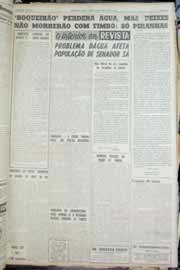 Página do jornal Correio do Ceará de julho de 1963