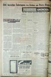 Página do jornal Correio do Ceará de julho de 1963