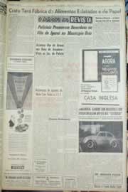 Página do jornal Correio do Ceará de agosto de 1963