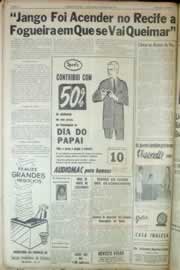 Página do jornal Correio do Ceará de agosto de 1963