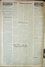 Página do jornal Correio do Ceará de agosto de 1963