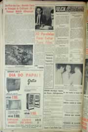 Página do jornal Correio do Ceará de agosto de 1963