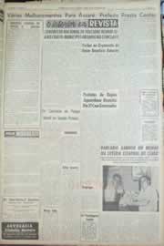 Página do jornal Correio do Ceará de agosto de 1963