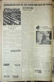 Página do jornal Correio do Ceará de agosto de 1963