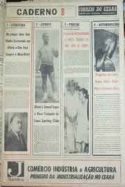 Página do jornal Correio do Ceará de agosto de 1963