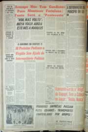 Página do jornal Correio do Ceará de agosto de 1963