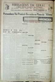 Página do jornal Correio do Ceará de agosto de 1963