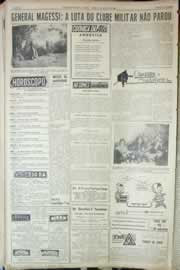 Página do jornal Correio do Ceará de agosto de 1963