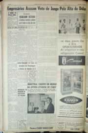 Página do jornal Correio do Ceará de agosto de 1963