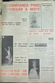 Página do jornal Correio do Ceará de agosto de 1963